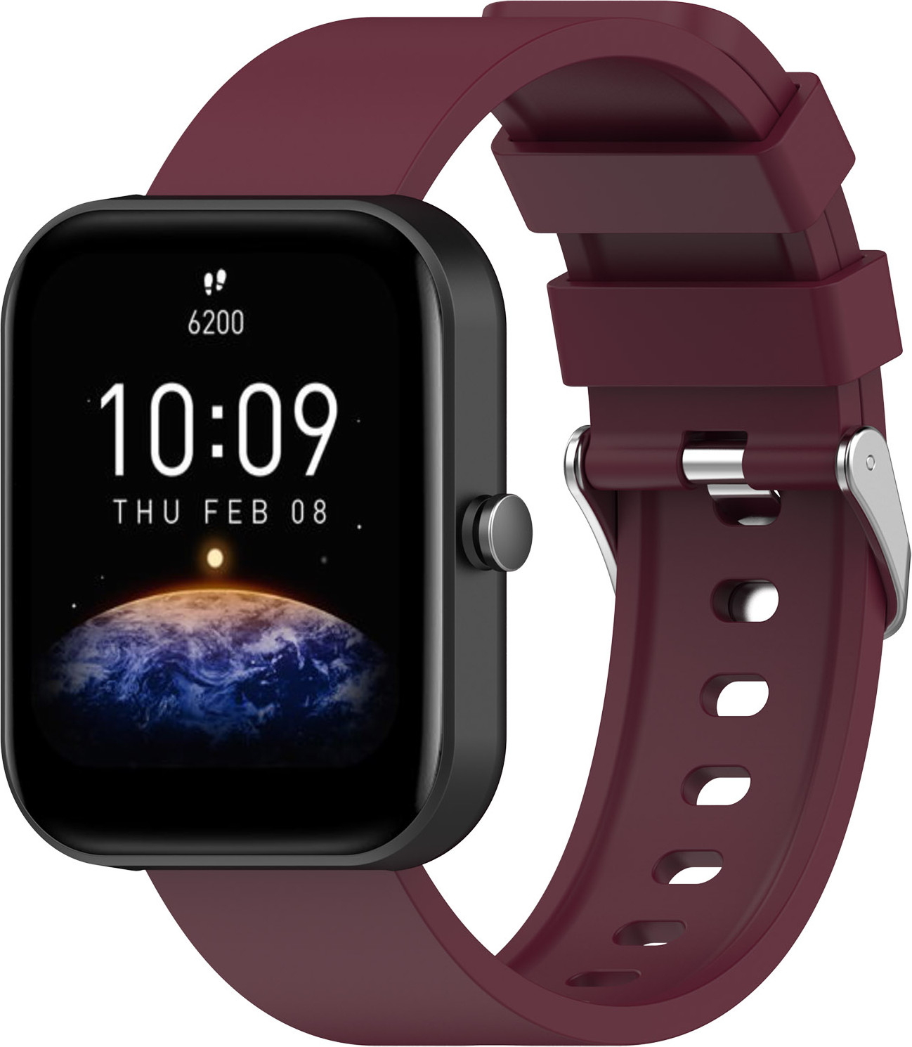 Ремешок для умных часов Bingo Silicone для Amazfit Bip/GTS/GTR 42мм (20мм, фиолетовый) — фото 4
