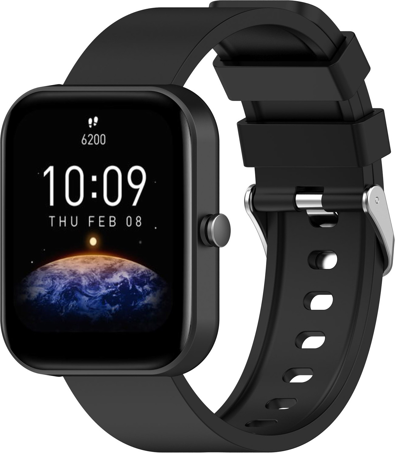 Ремешок для умных часов Bingo Silicone для Amazfit Bip/GTS/GTR 42мм (20мм, черный) — фото 4