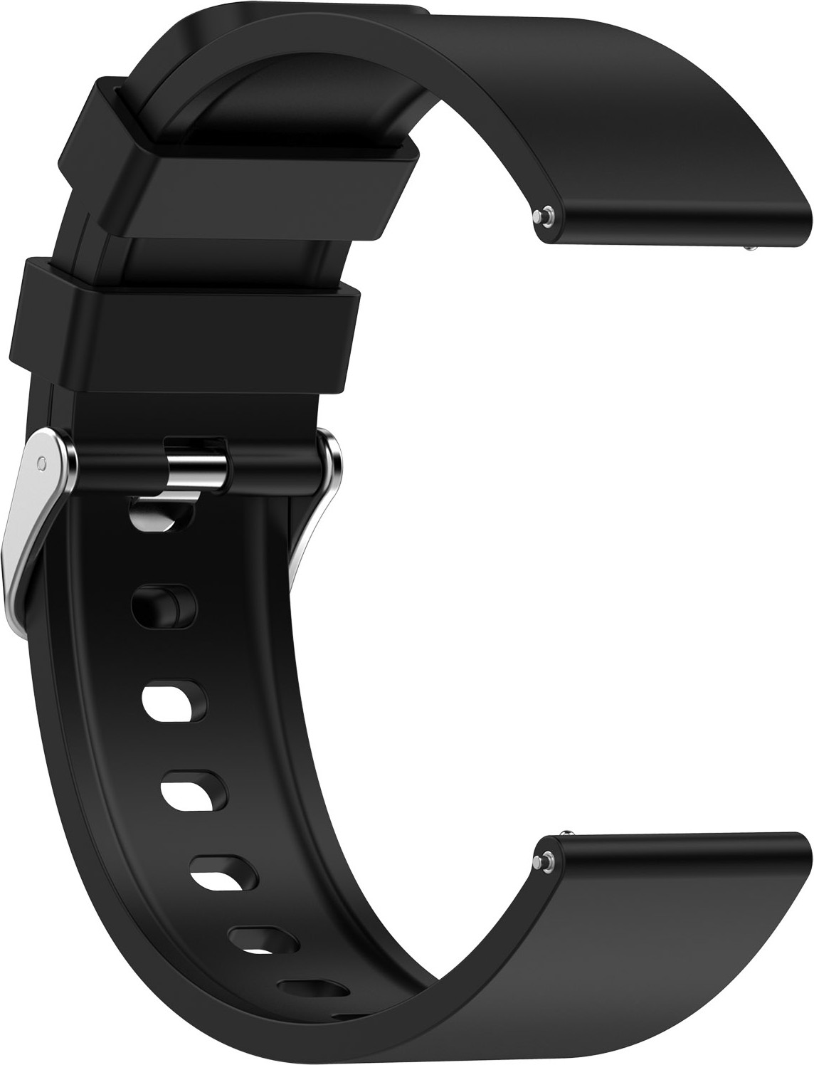 Ремешок для умных часов Bingo Silicone для Amazfit Bip/GTS/GTR 42мм (20мм, черный) — фото 2