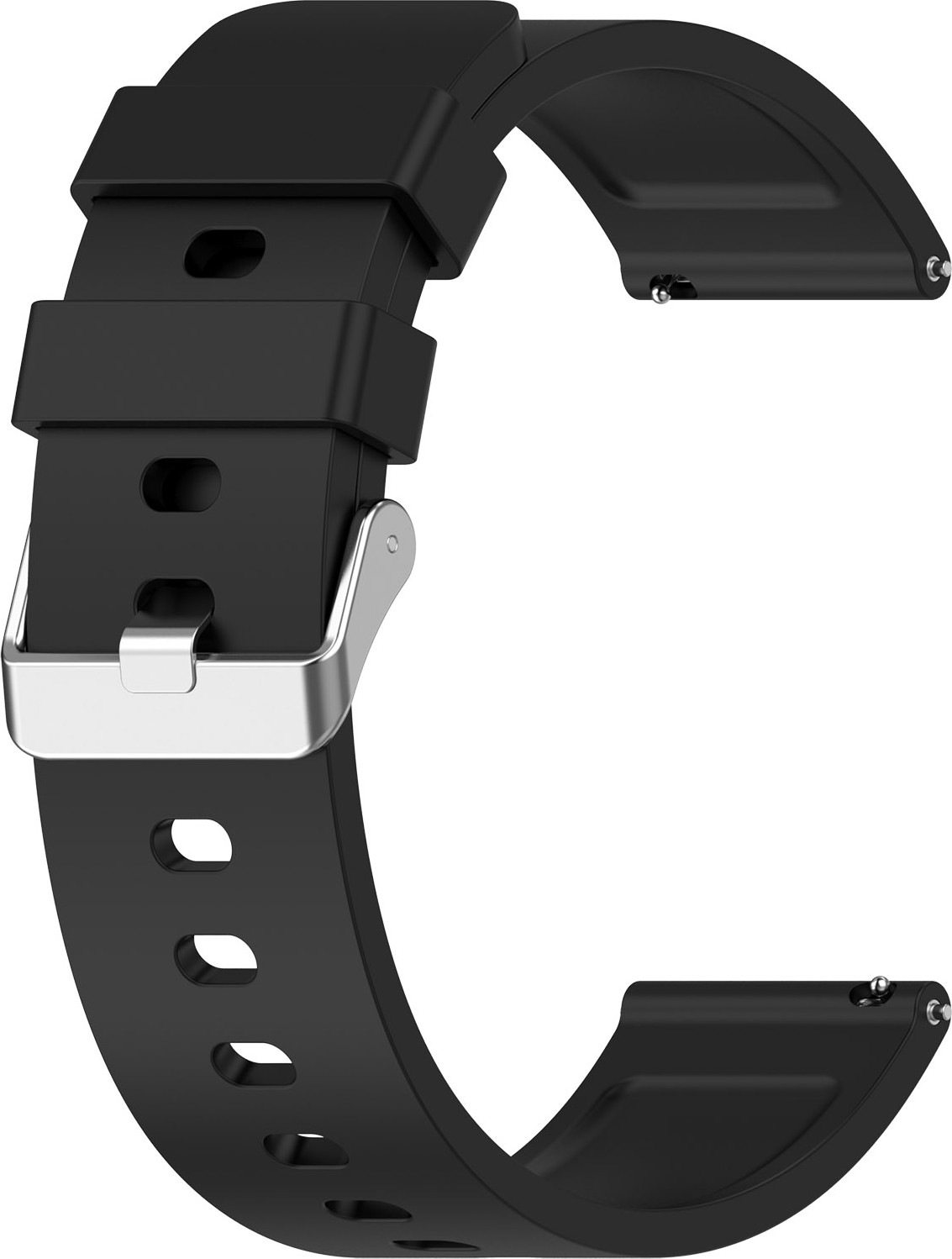 Ремешок для умных часов Bingo Silicone для Amazfit Bip/GTS/GTR 42мм (20мм, черный)