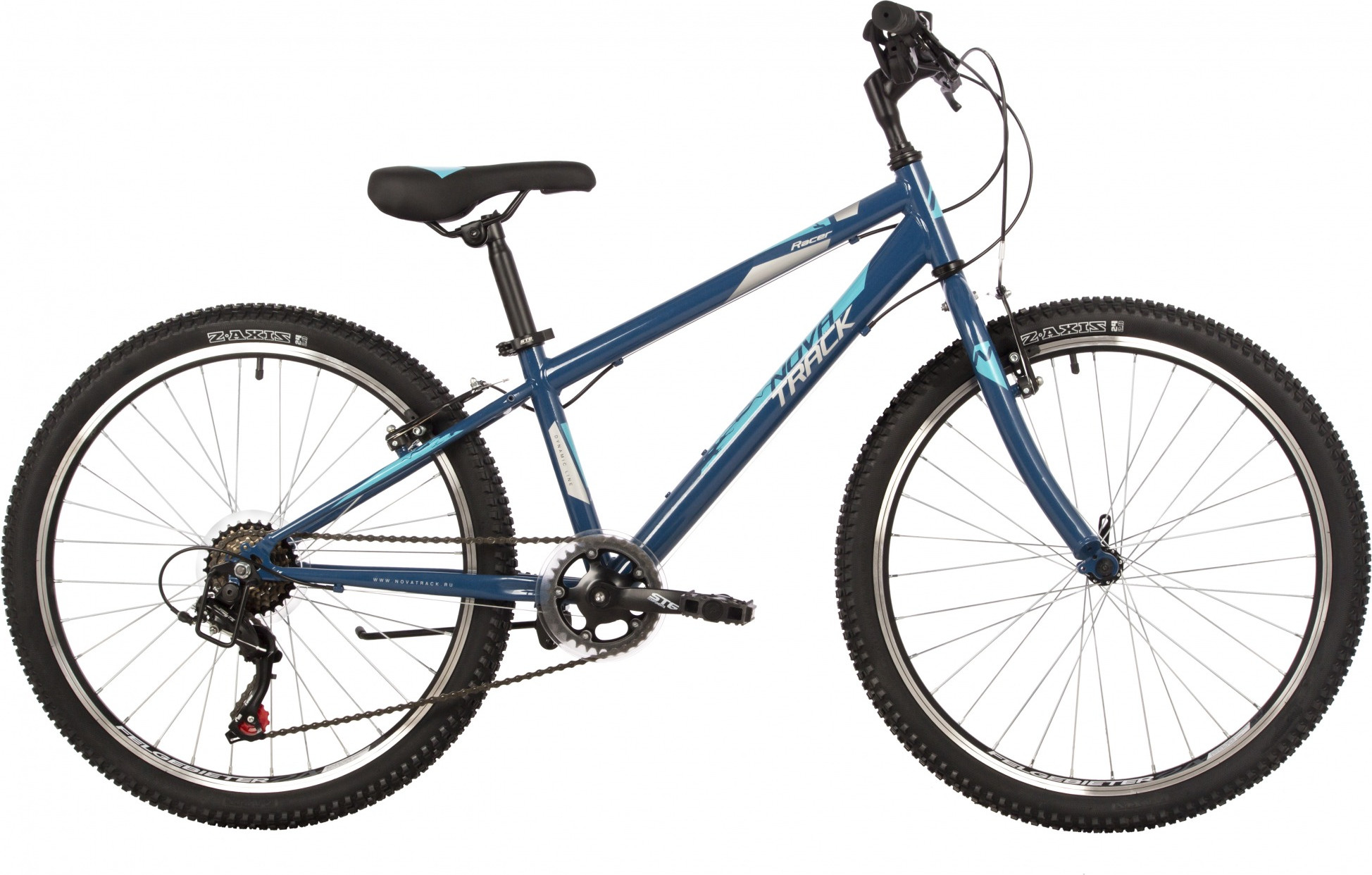 Велосипед Novatrack 24 Racer / 24SHV.RACER.12DGN23 (12, синий/зеленый, разобранный, в коробке) — фото 2