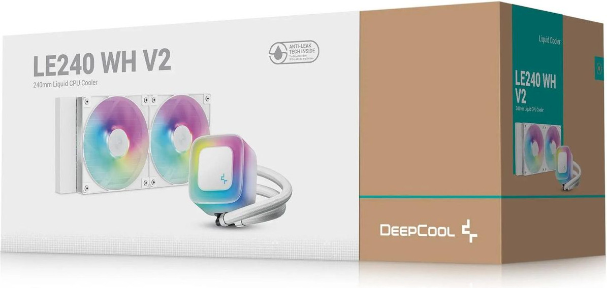 Кулер для процессора Deepcool LE240 WH V2 (R-LE240-WHAMMN-G-2) — фото 6