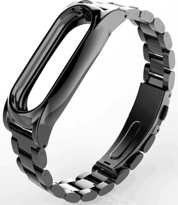 Ремешок для умных часов Bingo Stainless для Xiaomi Mi Band 2 (черный)