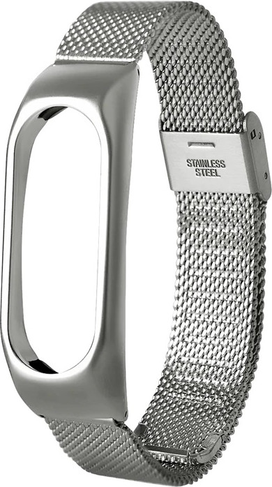Ремешок для умных часов Bingo Stainless Grid для Xiaomi Mi Band 2 (серебристый)