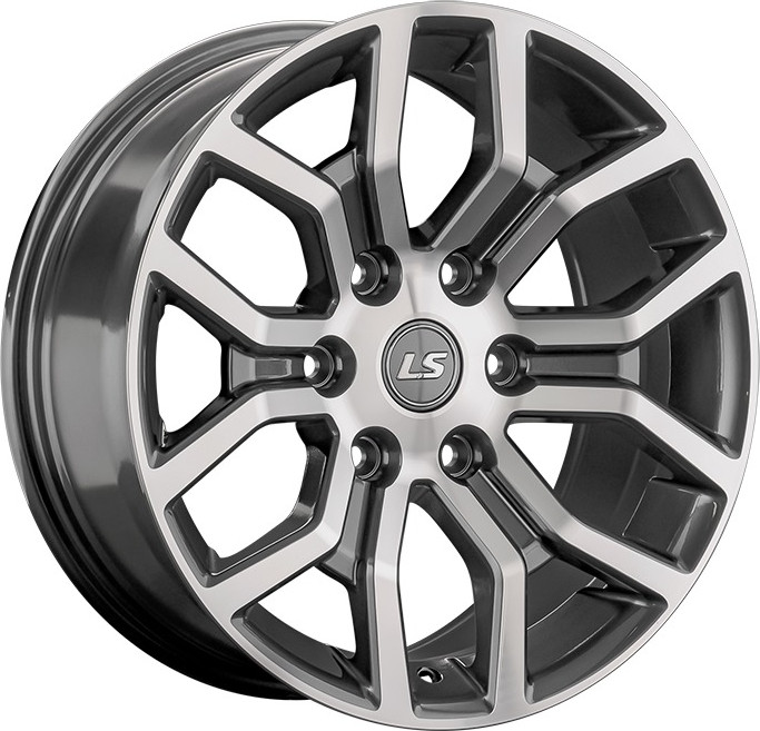 Литой диск LS wheels LS 1367 17x8.5" 6x139.7мм DIA 100.1мм ET 30мм GMF