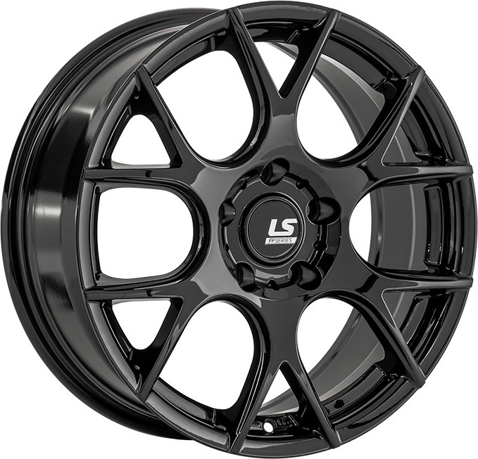 Литой диск LS wheels FlowForming RC07 17x7.5" 4x100мм DIA 60.1мм ET 40мм BK