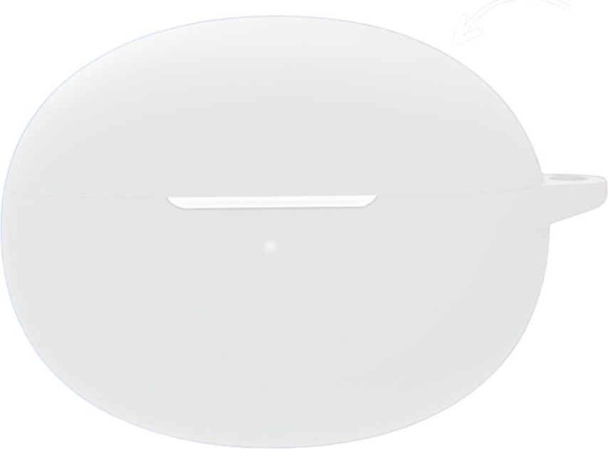 Чехол для наушников Bingo Silicone для Oppo Enco Free 2 W52 (белый)