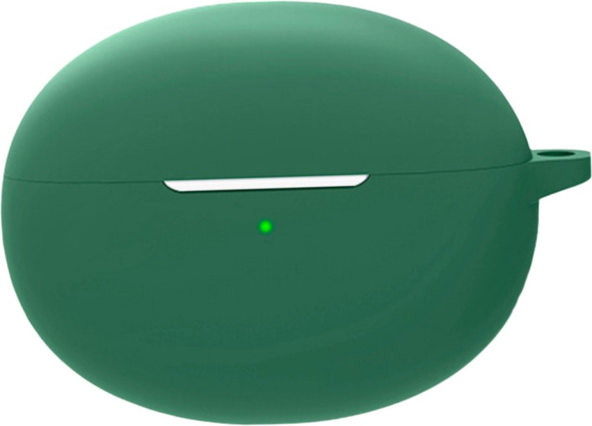 Чехол для наушников Bingo Silicone для Oppo Enco Free 2 W52 (темно-зеленый)