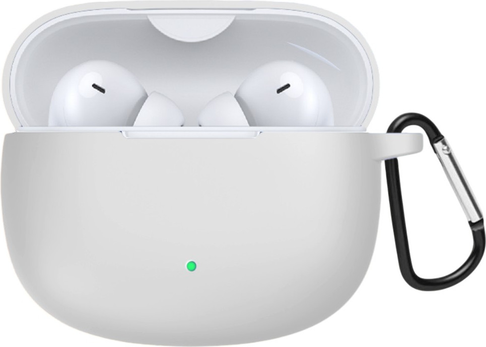 Чехол для наушников Bingo Silicone для Honor Choice Moecen Earbuds X5 (белый) — фото 1