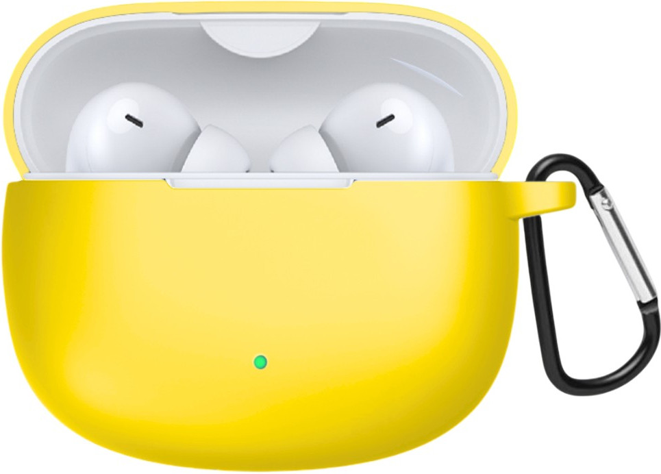 Чехол для наушников Bingo Silicone для Honor Choice Moecen Earbuds X5 (желтый) — фото 1