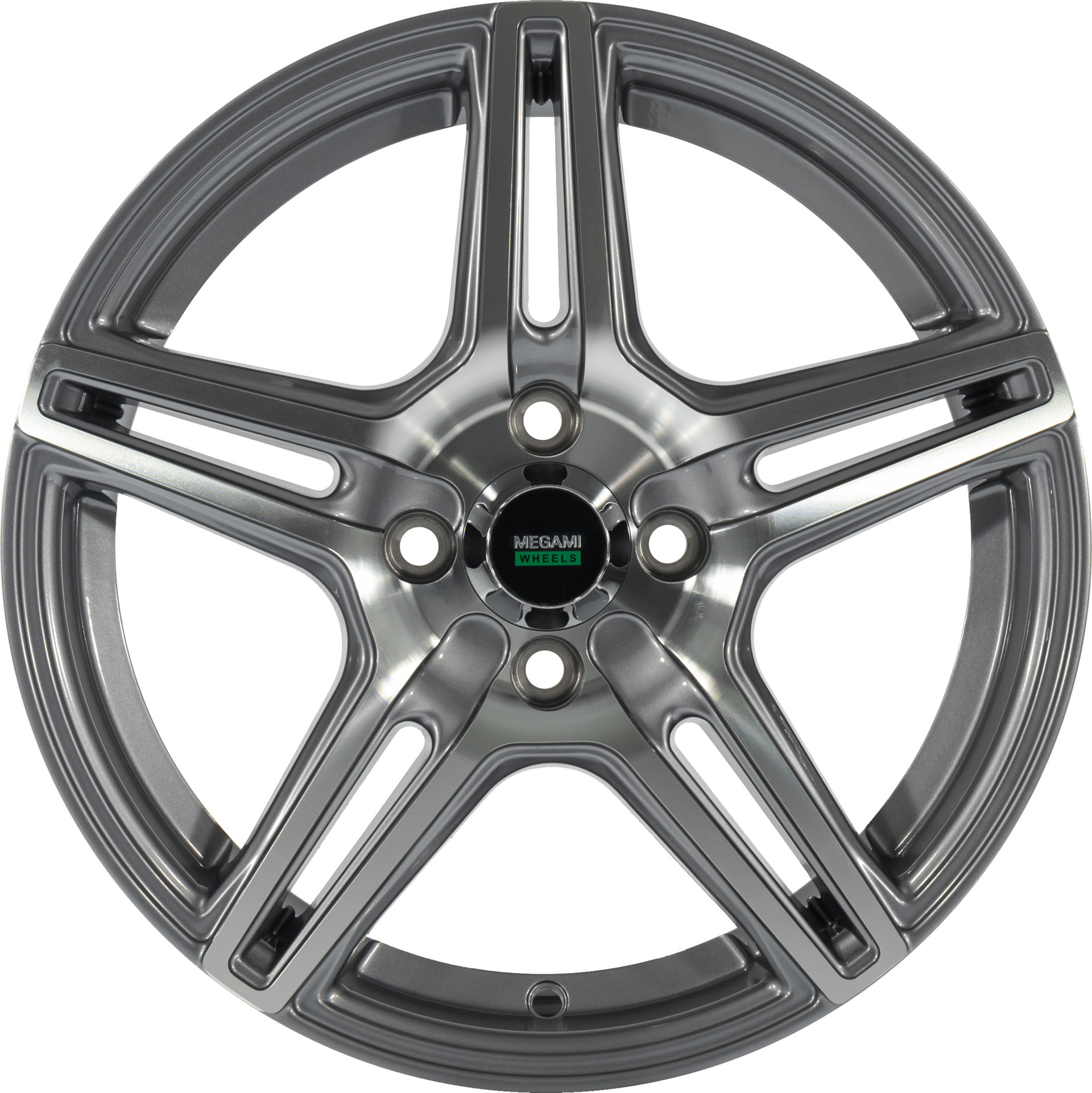 Литой диск Megami MGM-38 15x6.5" 5x100мм DIA 57.1мм ET 38мм GMF — фото 2