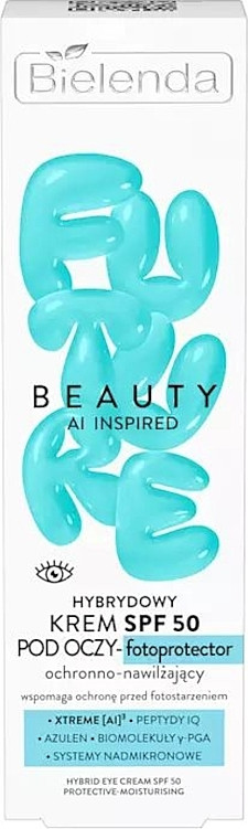 Крем для век Bielenda Future Beauty Гибридный SPF50 защитный увлажняющий (15мл) — фото 3
