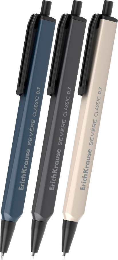Ручка шариковая Erich Krause Severe Matic Classic 0.7 Super Glide Technology / 61098 (синий) — фото 2