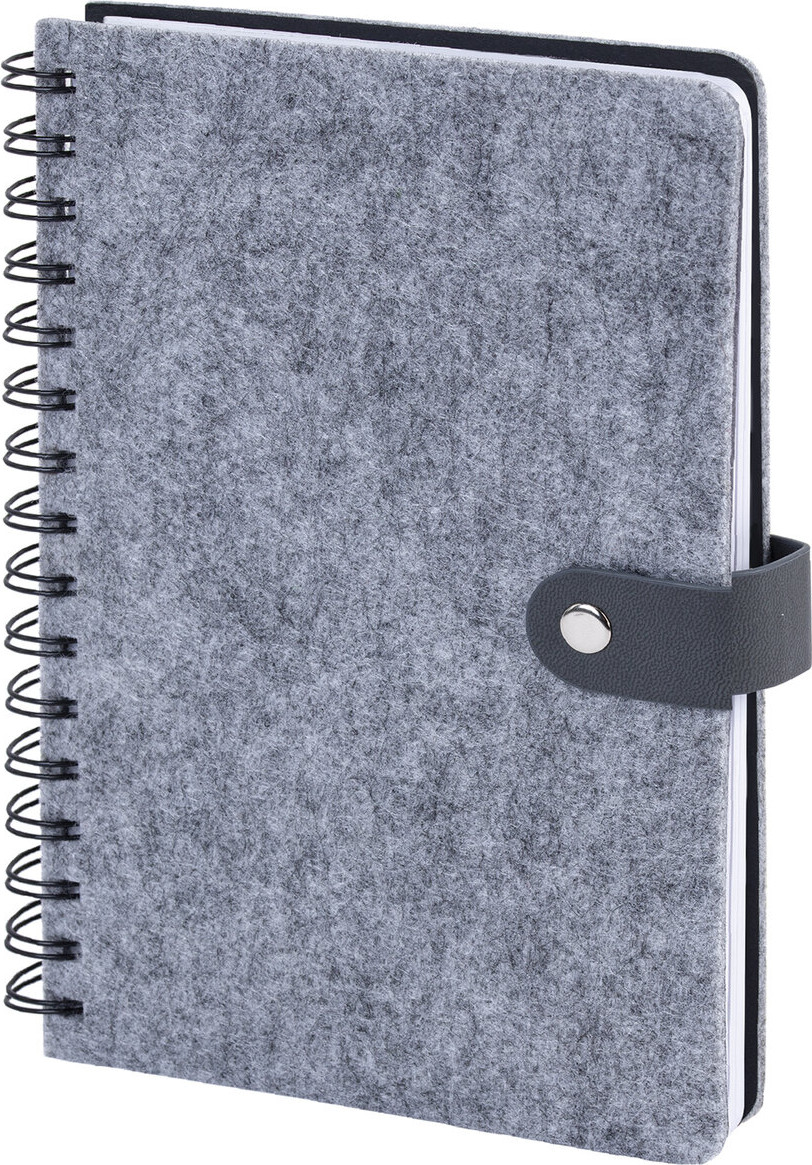 Ежедневник Brauberg Felt / 117133 (160л, серый)