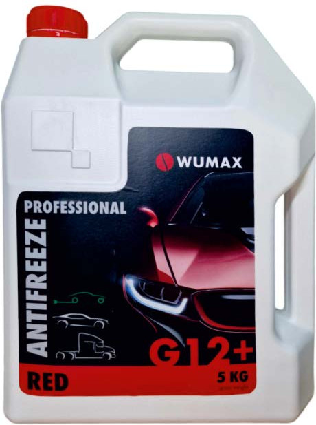 Антифриз Wumax Professional G12 Plus / 1861700305 (5кг, красный)