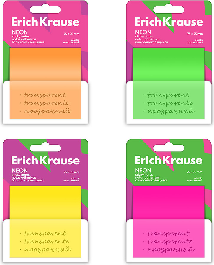 Блок для записей Erich Krause Neon / 61578
