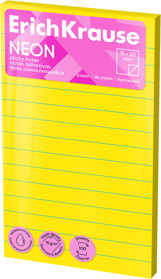 Блок для записей Erich Krause Neon / 61723