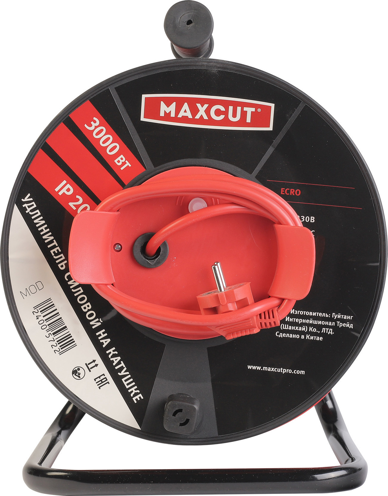 Удлинитель на катушке Maxcut ECRO 315-30 (30м) — фото 2