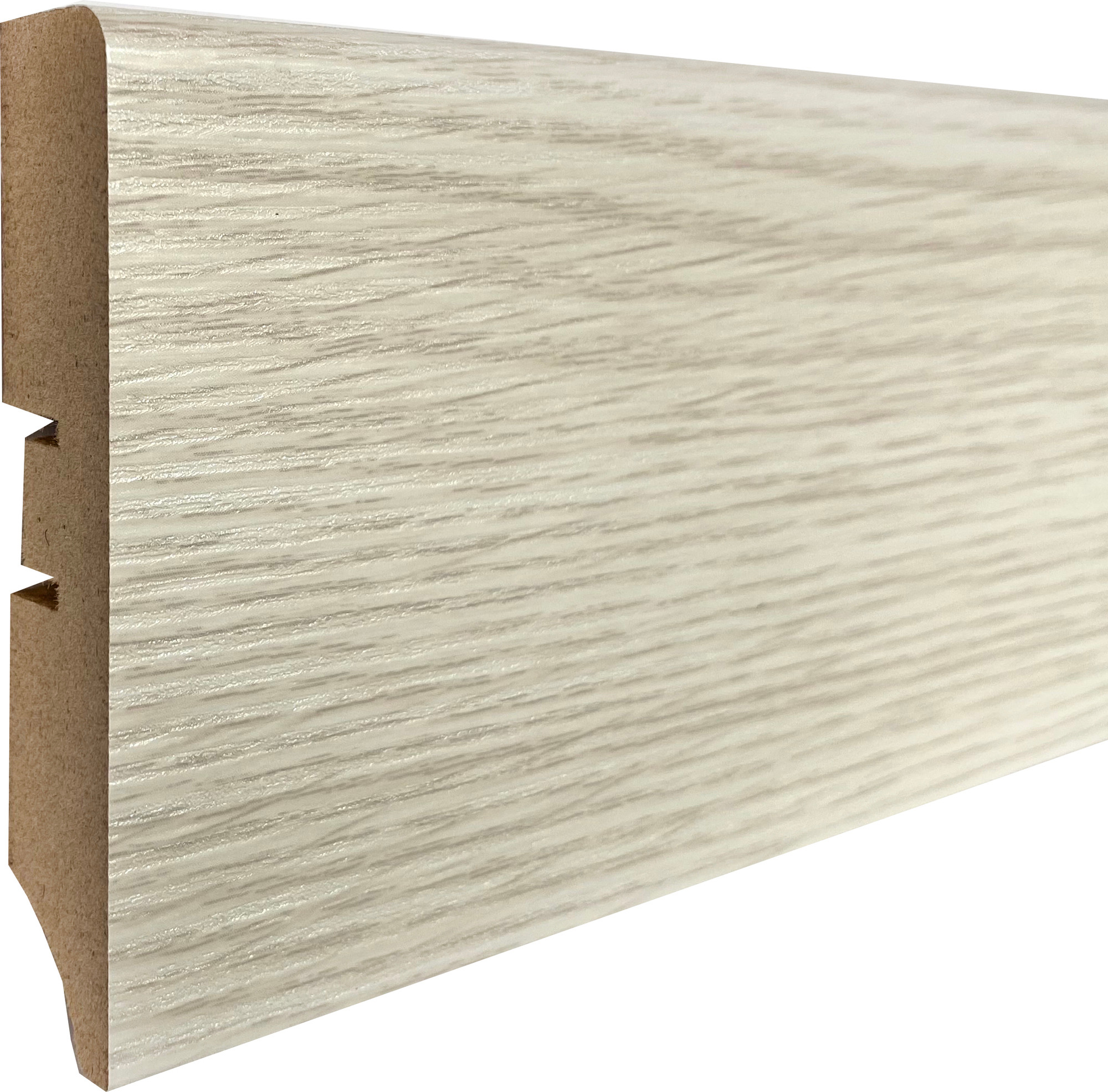 Плинтус Smartprofile МДФ Strong Color 80A Дуб французский П01 (2.4м)