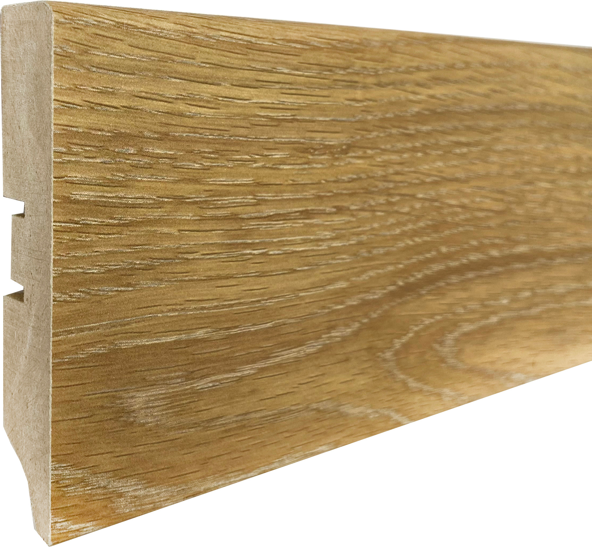 Плинтус Smartprofile МДФ Premium Color 80A Браш 035 (2.4м)