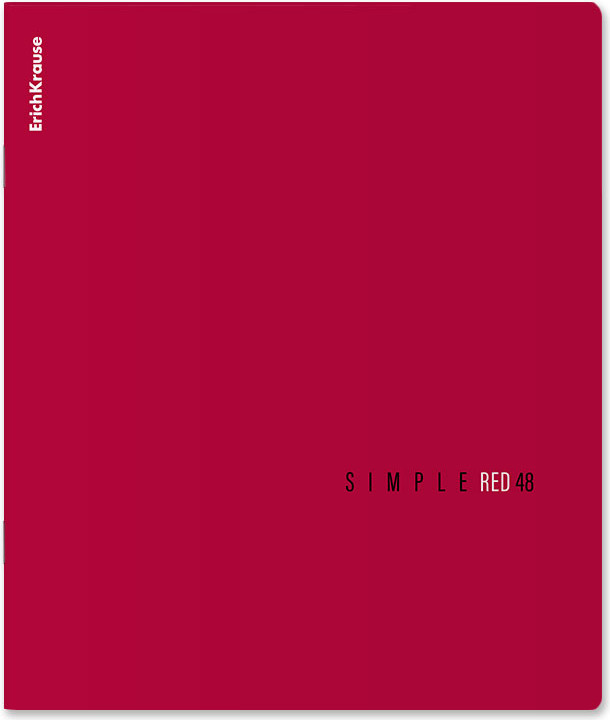 Тетрадь Erich Krause Simple Color / 65236 (48л, клетка) — фото 2