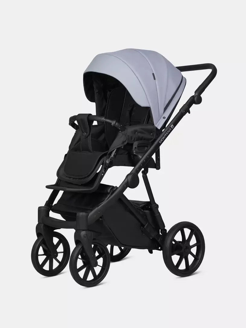 Детская универсальная коляска Riko Montana X Ecco 3 В 1 Basic (серый) — фото 5