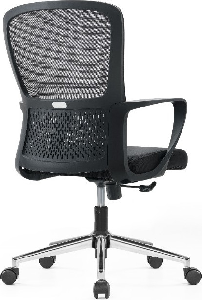 Кресло офисное SitZone U-069B (черный/хром) — фото 4