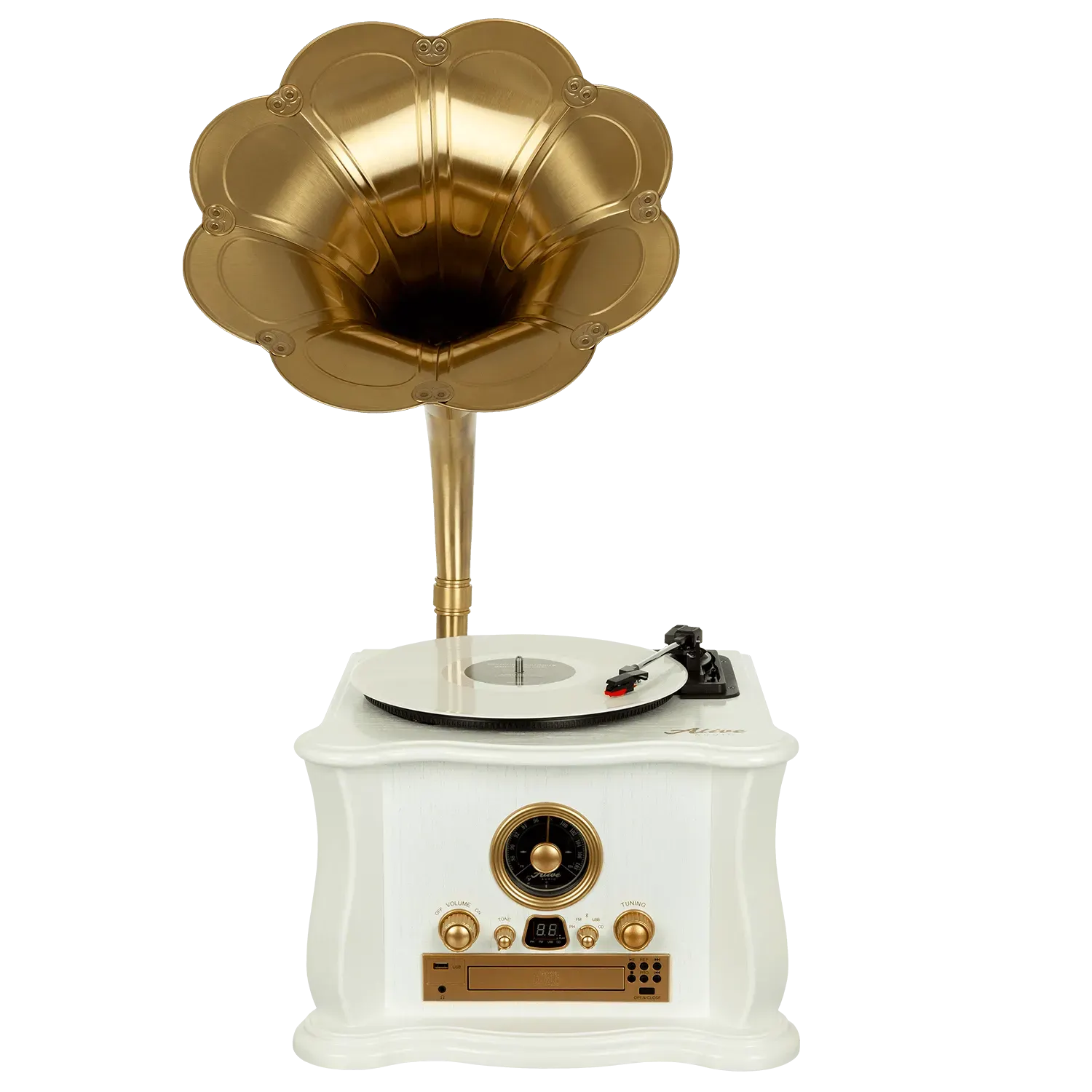 Проигрыватель виниловых пластинок Alive Audio Gramophone AA-HOC-08-WH — фото 2