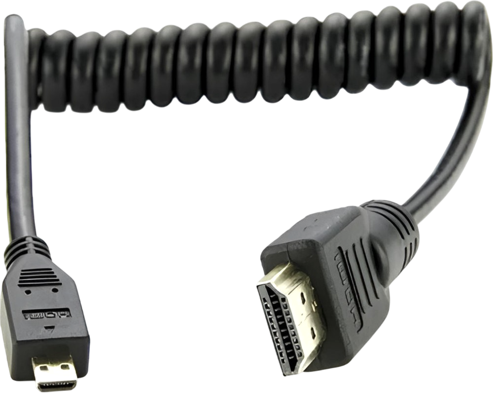 Кабель Rumi Спиральный microHDMI-HDMI (0.3м)
