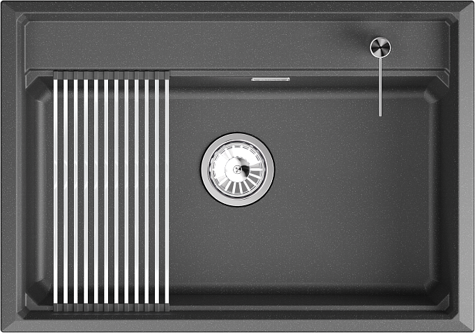 Мойка кухонная GRANULA KS-7301i (черный)
