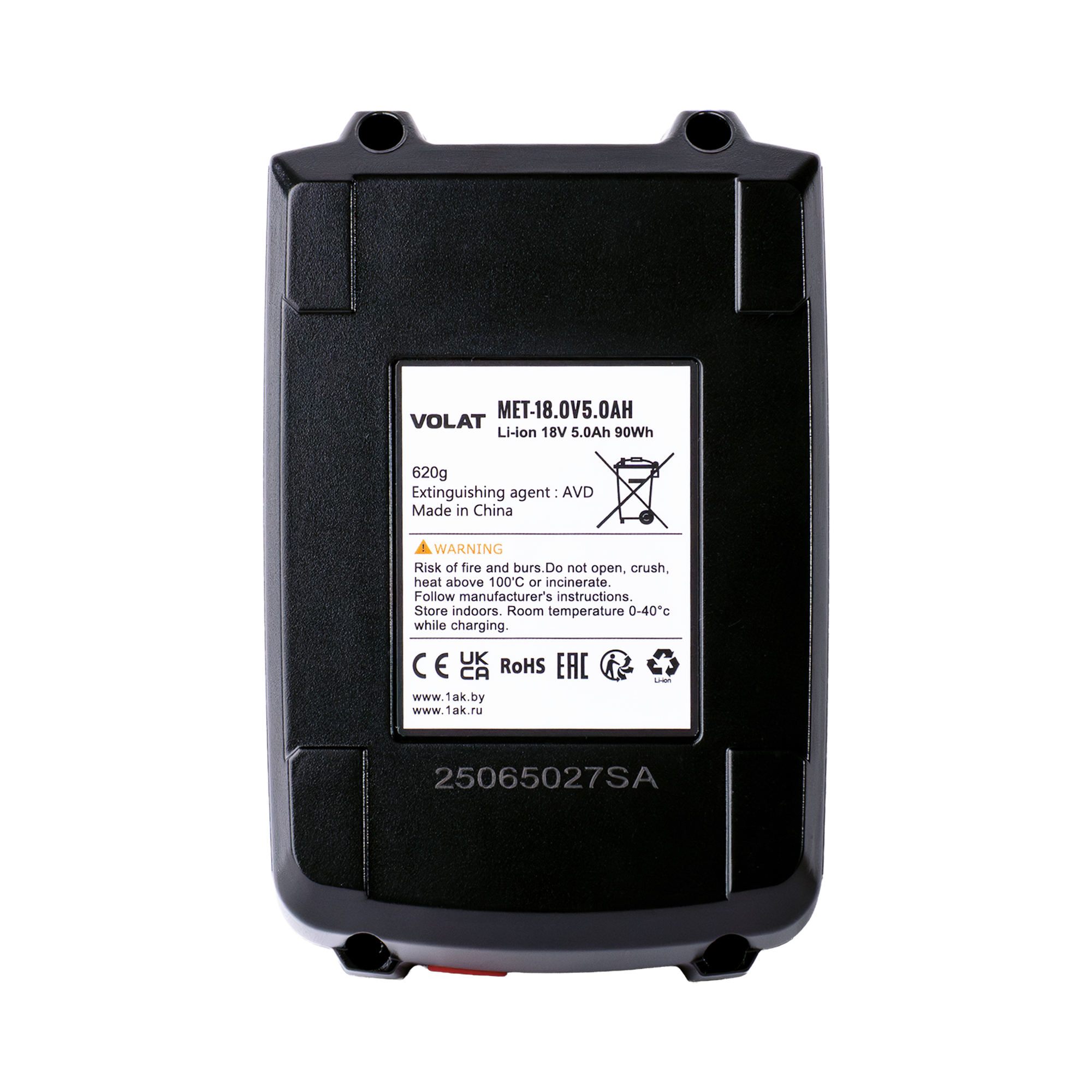 Аккумулятор для электроинструмента VOLAT VT-MET-18.0V5.0AH (для Metabo) — фото 4