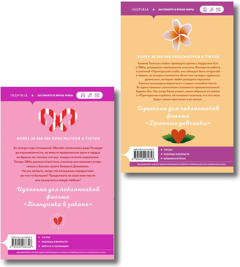 Набор художественных книг Inspiria Сладкая месть под Рождество + Жестокое лето, мягкая обложка (Морган Элизабет) — фото 6