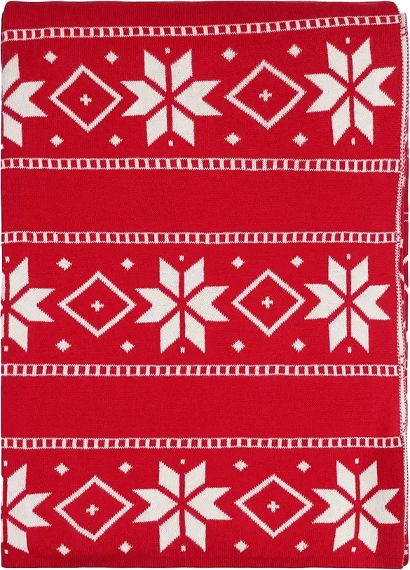 Плед Tkano Frostwork New Year Essential / TK25-TH0006