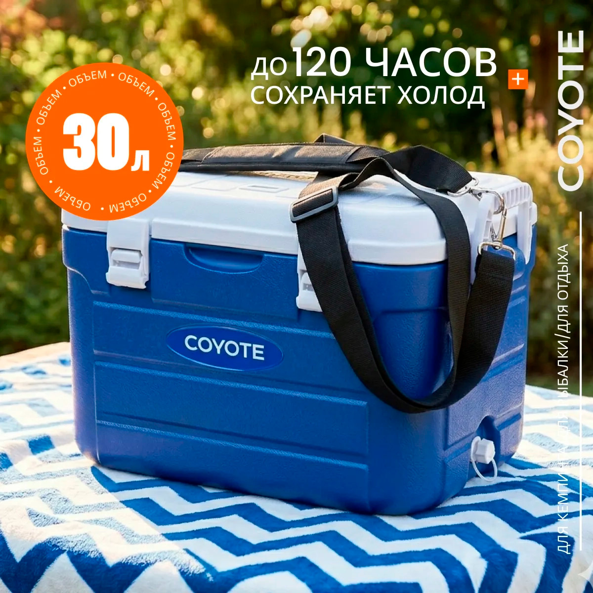 Термоконтейнер Coyote 250850 (30L, синий)