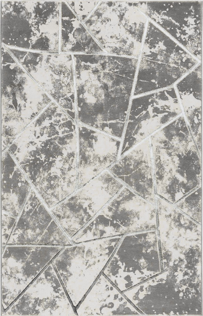 Ковер Radjab Carpet Амальфи Прямоугольник 01518B / 13611 (3x4, C.Grey/L.Bule)