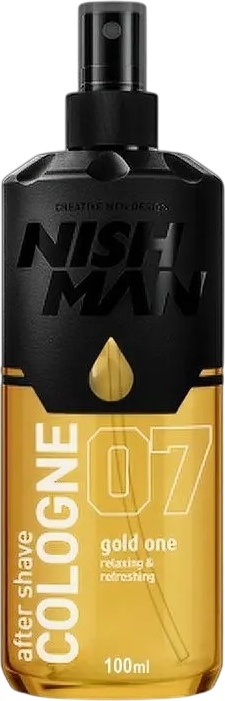 Одеколон после бритья NishMan 07 Aftershave Cologne Gold One (100мл)