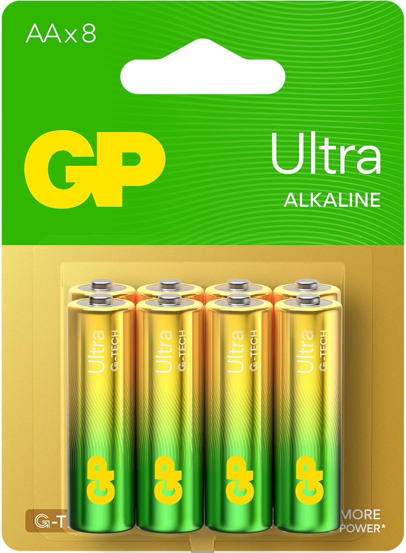 Комплект батареек GP Batteries Ultra LR6/15AUETA21-2GSBC8