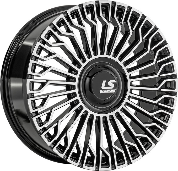 Литой диск LS wheels FlowForming RC99 22x9" 6x139.7мм DIA 95.1мм ET 45мм BKF