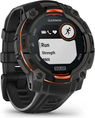 Умные часы Garmin Instinct 3 Solar 45mm / 010-02934-00 (черный) — фото 3