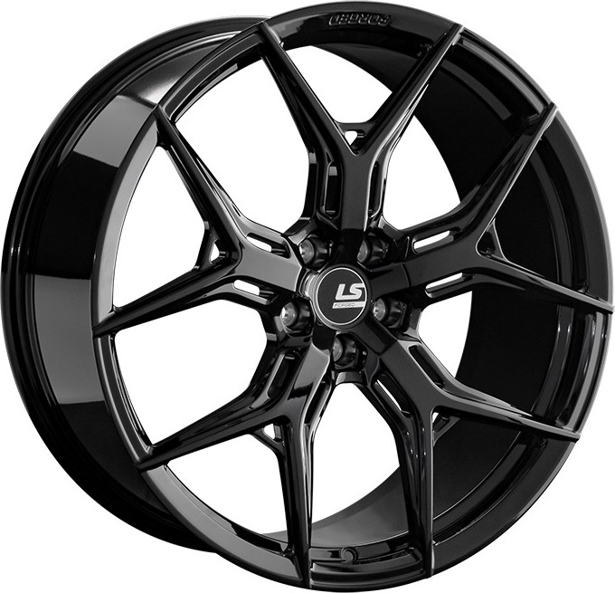 Литой диск LS wheels Forged FG14 22x10" 5x112мм DIA 66.6мм ET 55мм BK