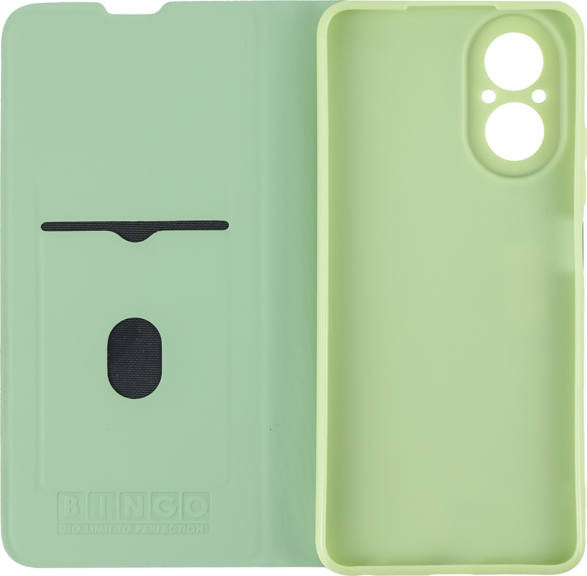 Чехол-книжка Bingo Magnetic для Realme C67 4G (зеленый) — фото 3