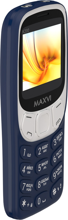 Мобильный телефон Maxvi K200 (синий) — фото 6