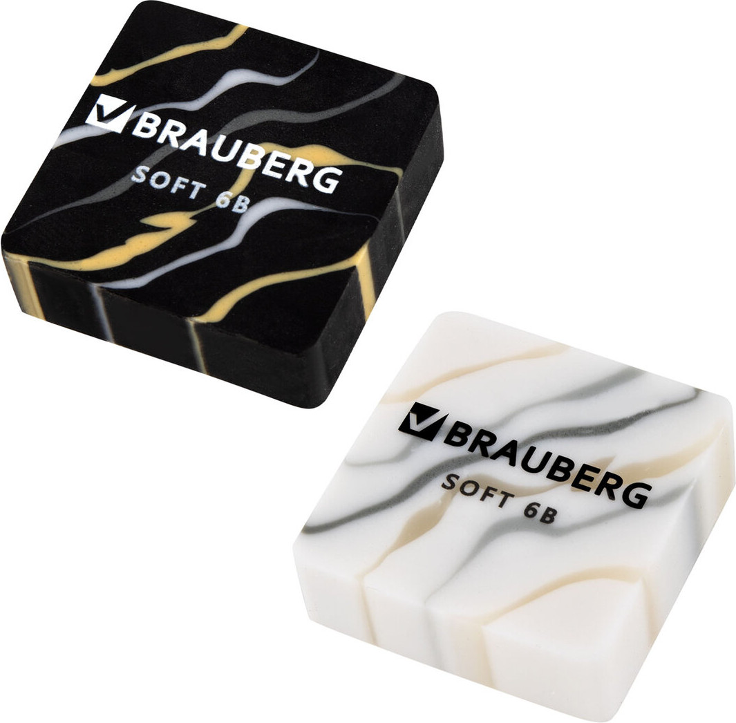 Набор ластиков Brauberg Marble / 272735 (6шт) — фото 5