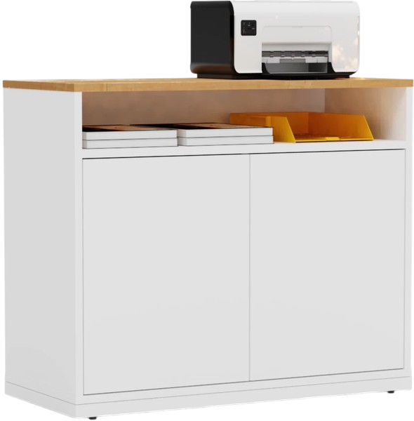 Тумба Crafto Тина 02 90x40x75 (белый дуб)