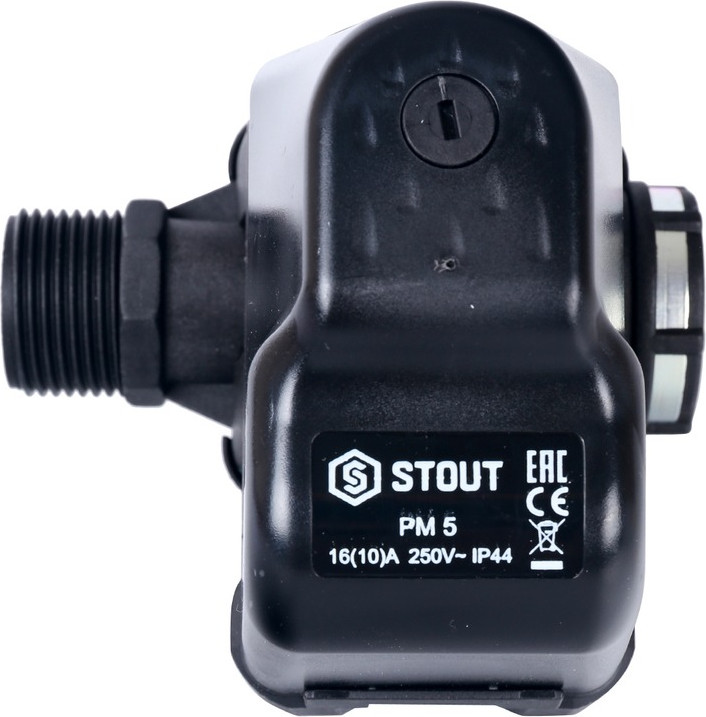 Реле давления Stout PM5-3W 1-5 бар / SCS-0001-000053 (со встроенным манометром) — фото 4