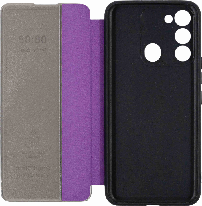 Чехол-книжка Bingo Smart для Tecno Spark GO 2022 (фиолетовый) — фото 4