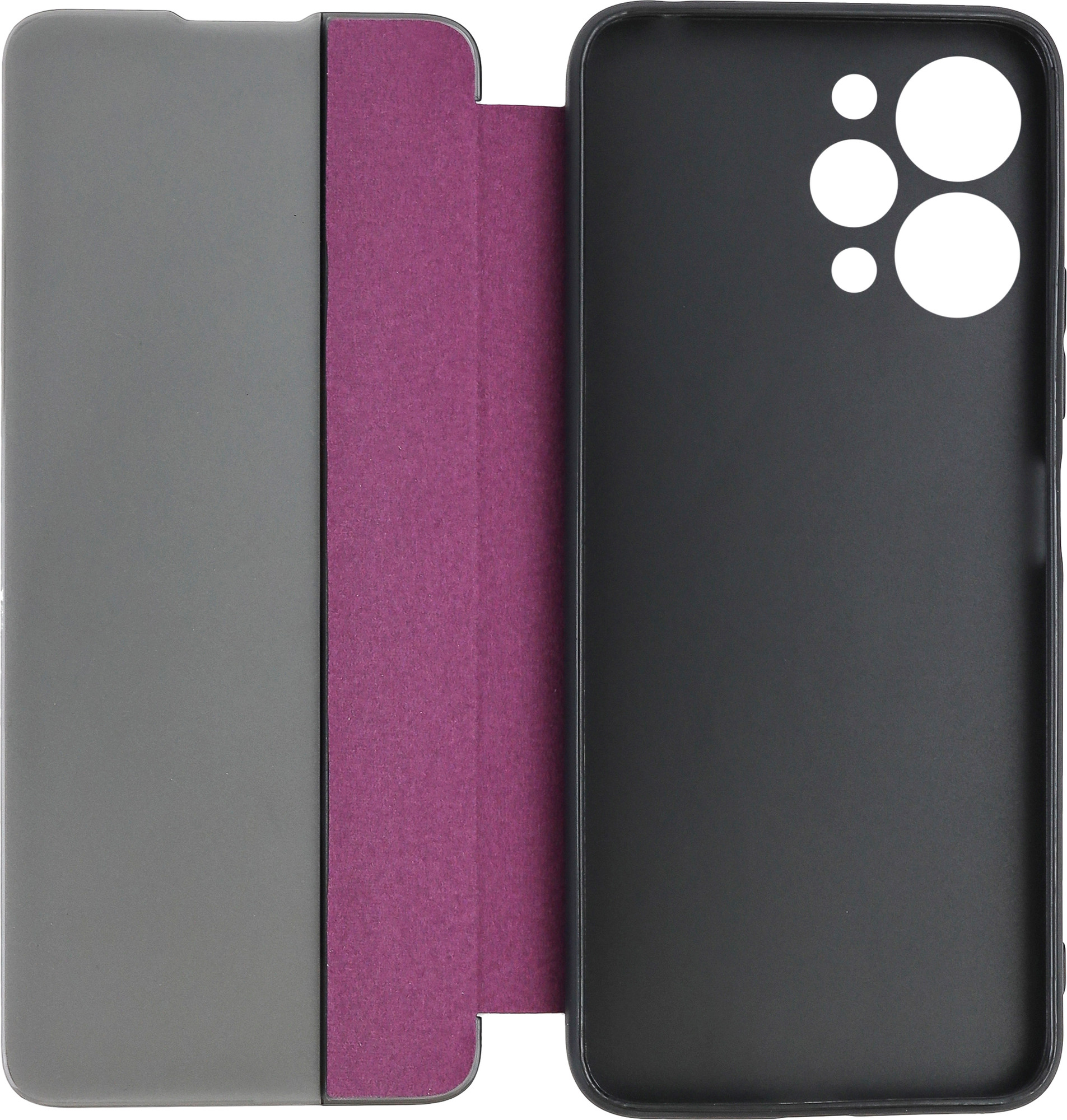 Чехол-книжка Bingo Smart для Xiaomi Redmi 12 (фиолетовый) — фото 3