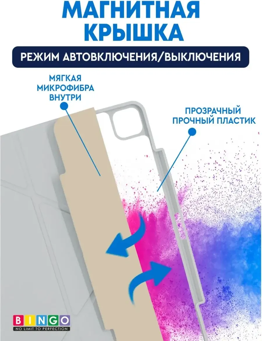 Чехол для планшета Bingo Tablet Fold для Apple iPad Pro 12.9 (2018/2020) (белый) — фото 2