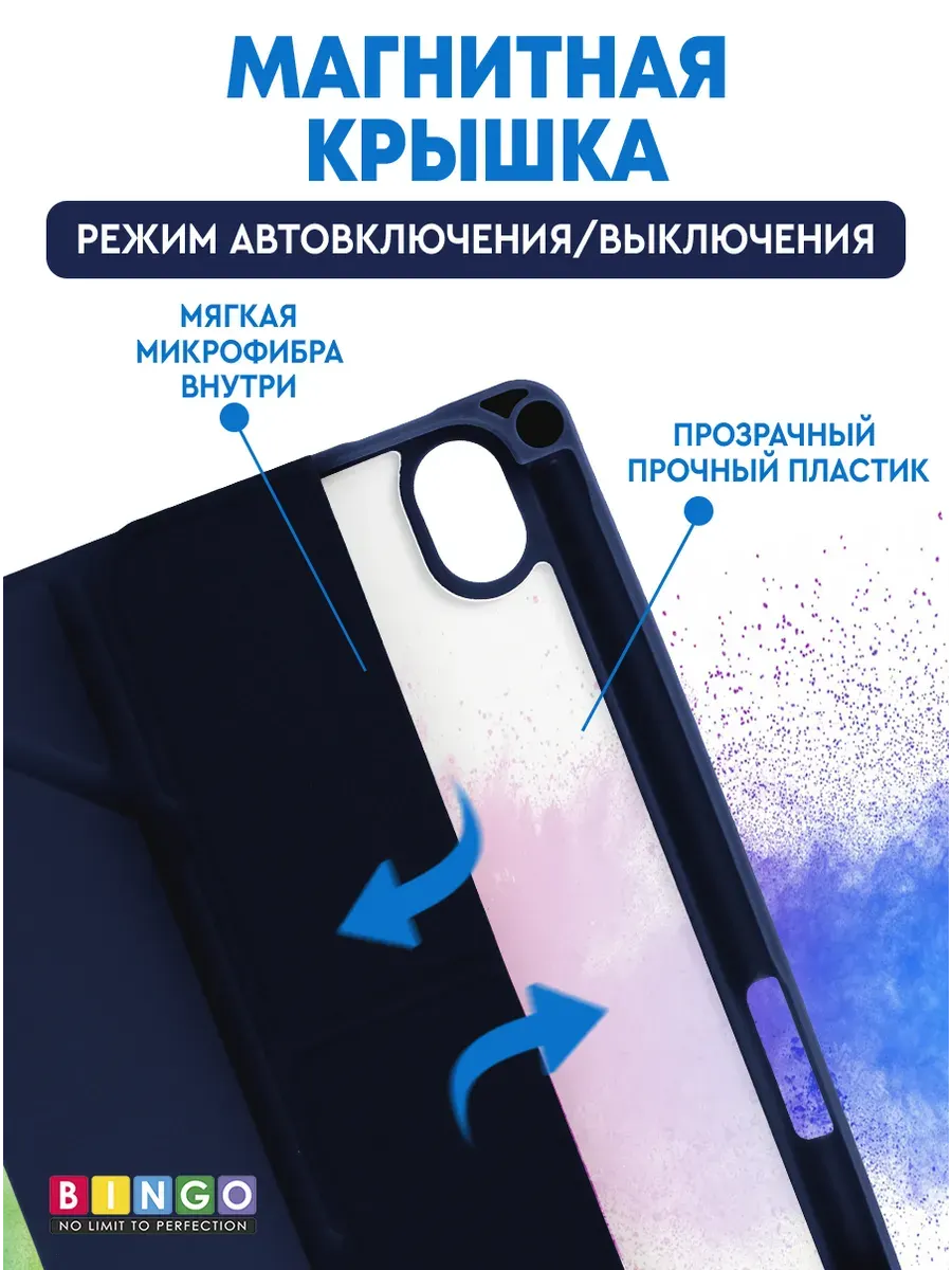 Чехол для планшета Bingo Tablet Fold для Apple iPad mini 6 8.3 (синий) — фото 2