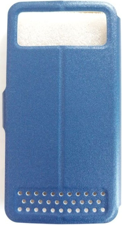 Чехол-книжка Bingo UWH-Series Шагрень с экраном 4.5 – 4.8" (синий) — фото 2